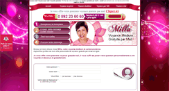 Desktop Screenshot of milla-voyance.net