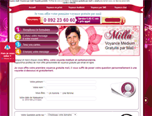 Tablet Screenshot of milla-voyance.net
